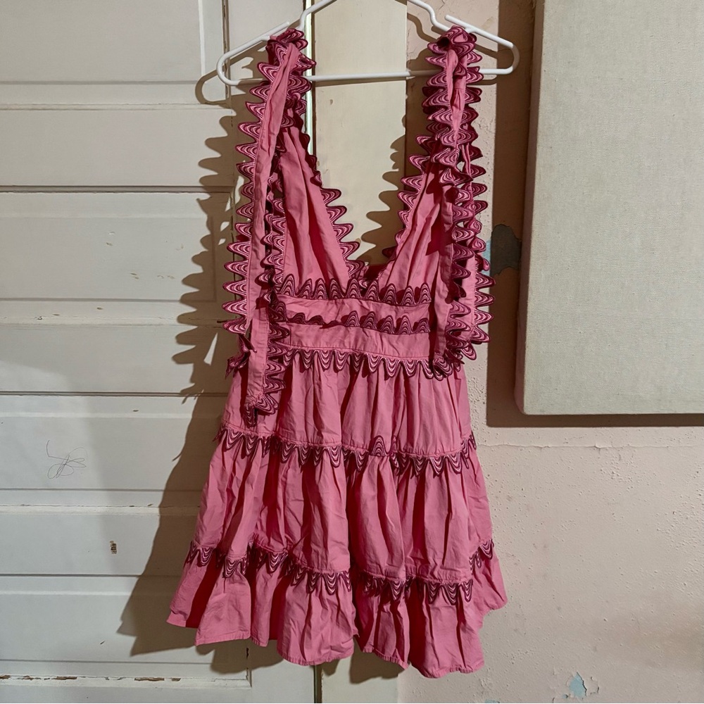 CeliaB Pink Ruffle Mini Dress - Picture 5 of 9